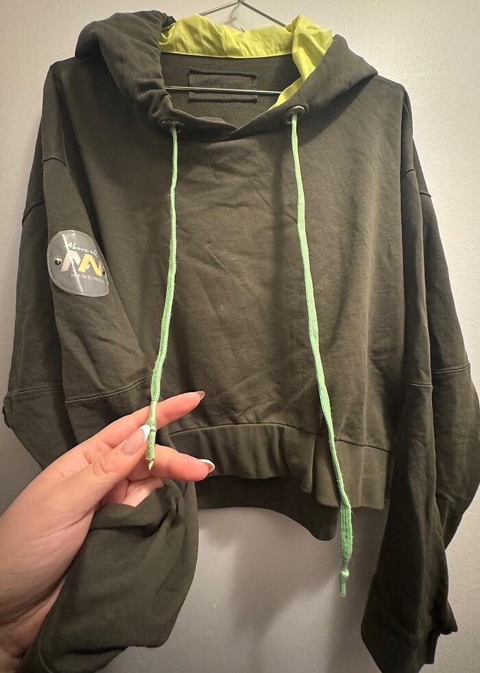 Polo garage crop sweat - Görsel 2