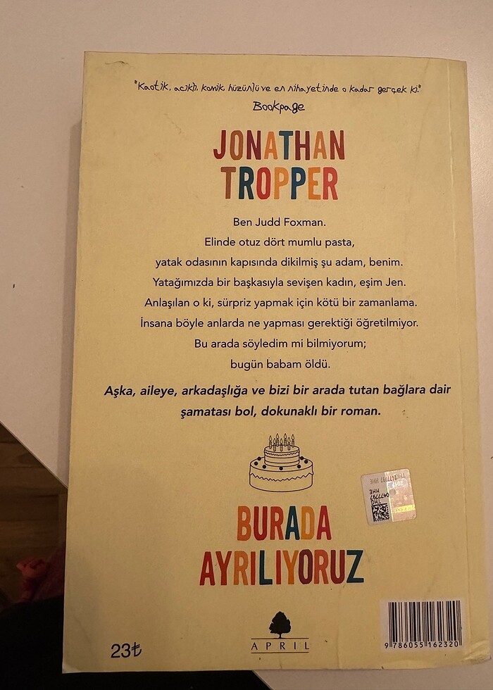 Burada Ayrılıyoruz (Jonathan Tropper) - Görsel 2
