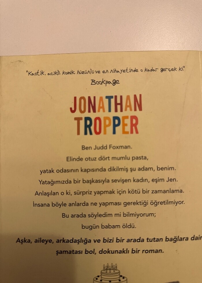 Burada Ayrılıyoruz (Jonathan Tropper) - Görsel 4