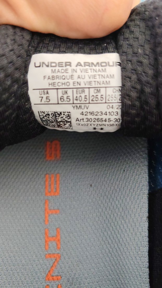 Under Armour HOVR Infinite 5 Erkek Spor Ayakkabı (40.5)(25.5 cm) - Görsel 2