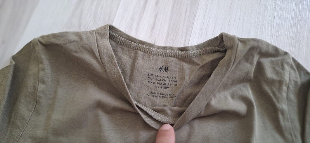 10 Yaş Beden H&M tshirt 3lü