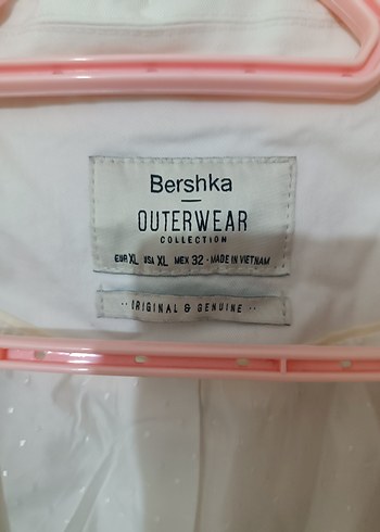 Düğmeli Beyaz Keten Kadın Blazer - Görsel 3