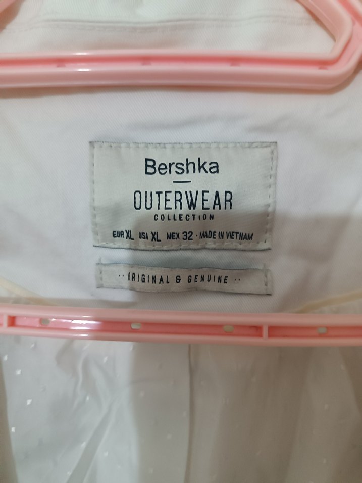 Düğmeli Beyaz Keten Kadın Blazer - Görsel 3