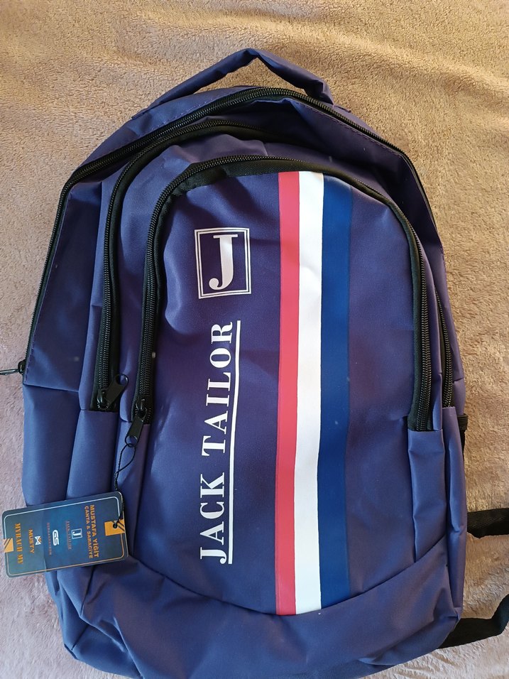 Jack Tailor Mor Renkli Sırt Çantası - Görsel 4
