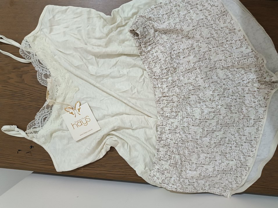 limon sarısı Mini Gecelik - Görsel 5