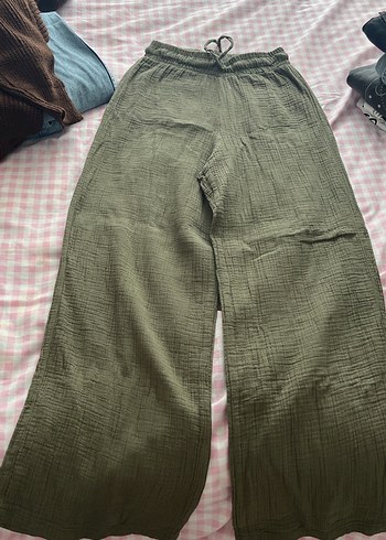 Diğer Haki Genis Paca Rahat Pantolon