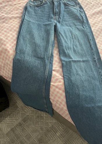 Trendyol & Milla Genis Paca Acik Mavi Denim Jean