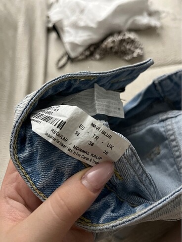 36 Beden mavi Renk kadin kot sort