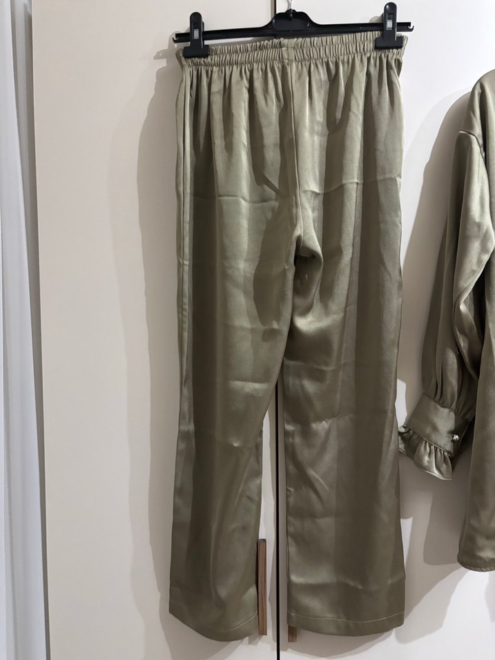 Nakışlı, Düğmeli, Uzun Kollu Kadın Takım - Görsel 2