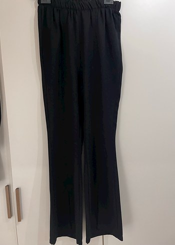 Uzun Siyah Kadın Blazer Ceket Fırfırlı - Görsel 5