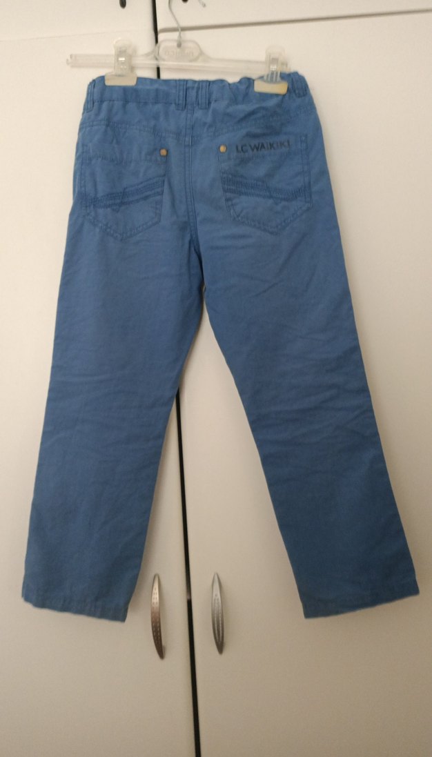 Erkek Çocuk Mavi Denim Pantolon - Görsel 4