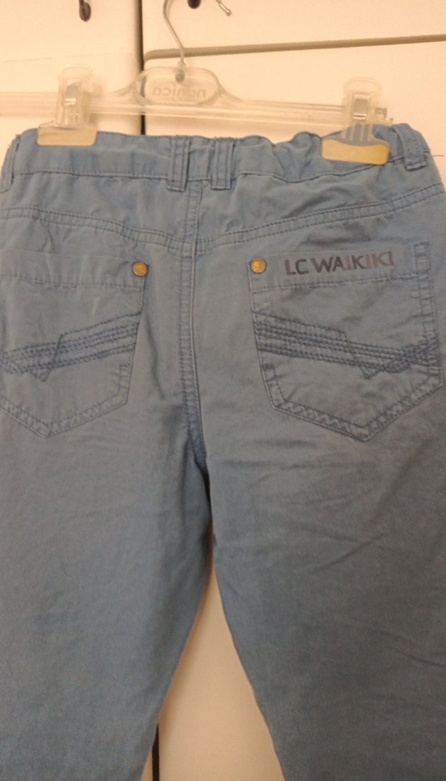 Erkek Çocuk Mavi Denim Pantolon - Görsel 5