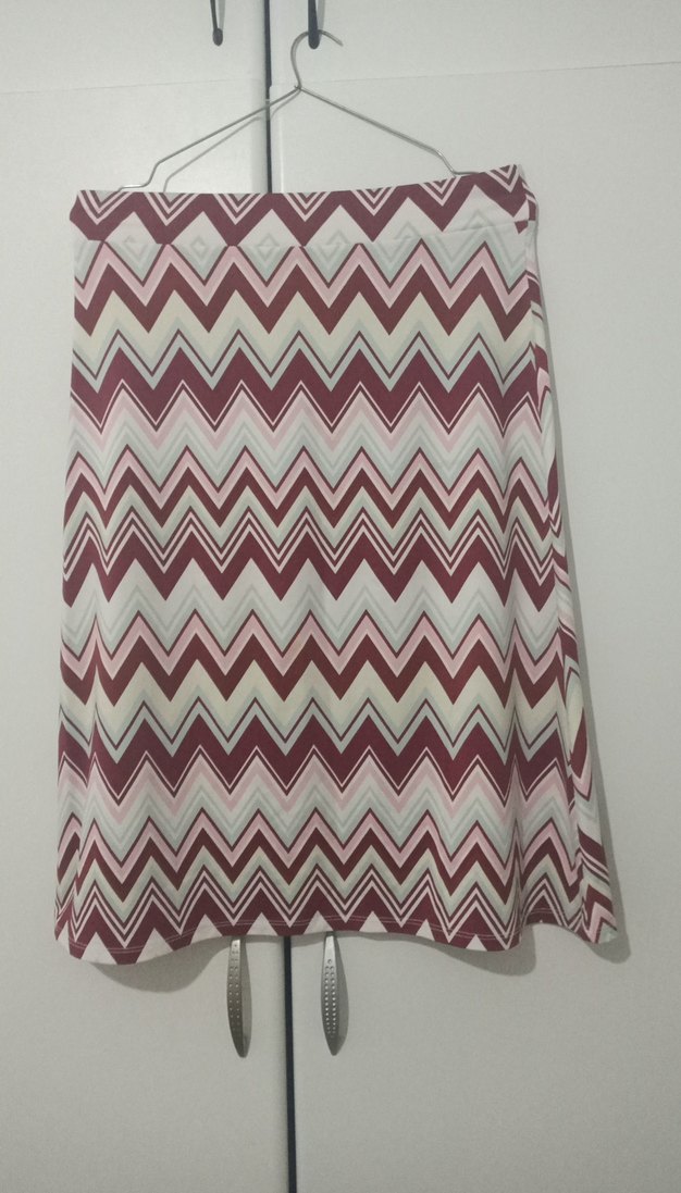 Bohem Çok Renkli Midi Etek - Görsel 3