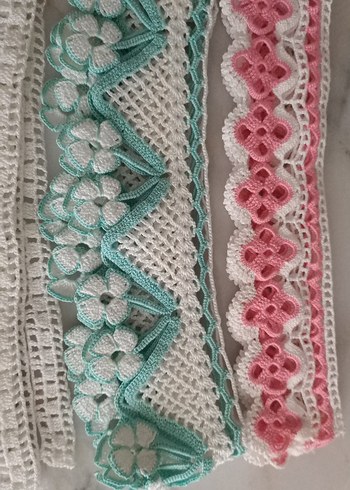 El yapımı bohem dantel havlu kenari - Görsel 9