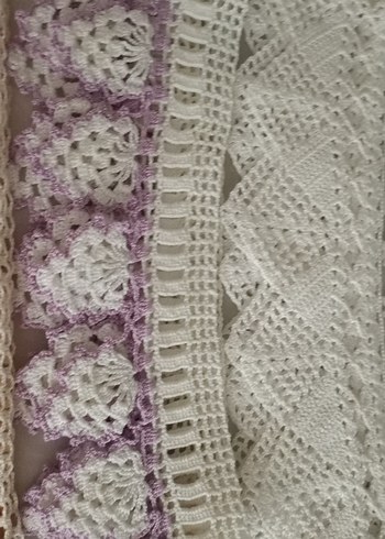 El yapımı bohem dantel havlu kenari - Görsel 5