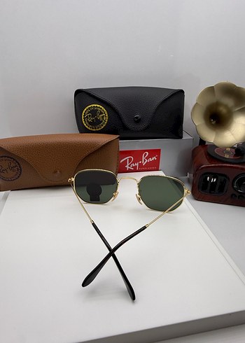 Beden altın Renk Kadın Altın Tokalı Klasik Ray-Ban Gözlük