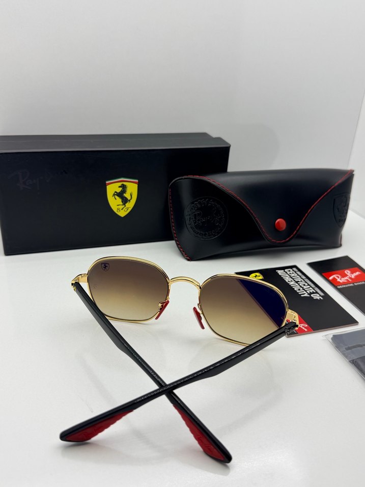 Ray-Ban Koyu Kahverengi Erkek Güneş Gözlüğü - Görsel 4