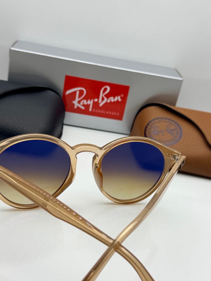 Ray-Ban Klasik Bej Şeffaf Kadın Güneş Gözlüğü - Görsel 3
