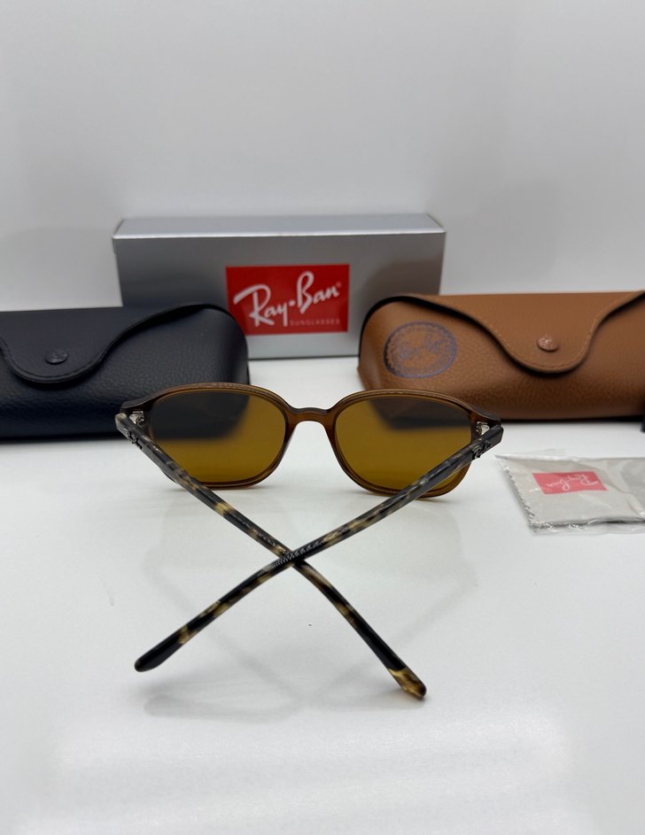 Klasik Koyu Kahverengi Ray-Ban Gözlük - Görsel 4