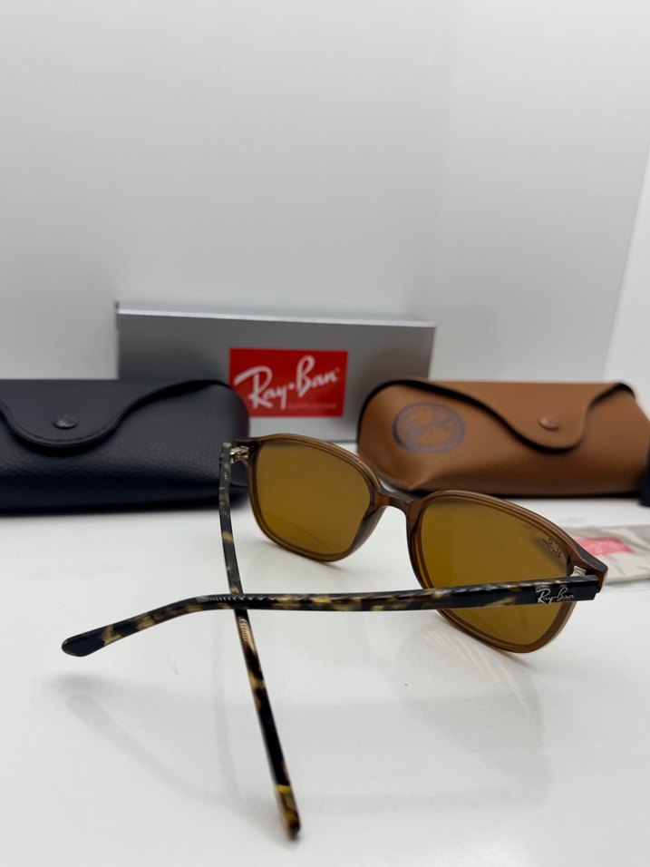 Klasik Koyu Kahverengi Ray-Ban Gözlük - Görsel 3