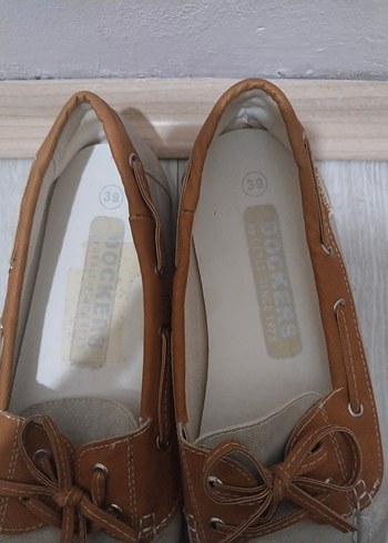 Dockers Bej Süet Kadın Günlük Dolgu Topuk Ayakkabı