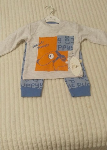Diğer Gri Erkek Bebek Triko Sweatshirt Takım 6 9