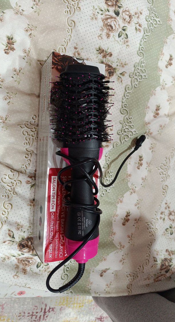 Pembe Oval Tasarımlı Saç Şekillendirici - Görsel 2