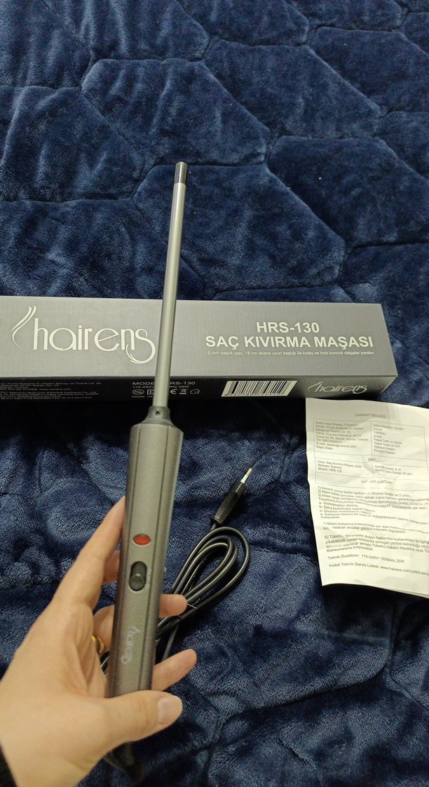 Hairens HRS-130 Gri Saç Kıvırma Maşası - Görsel 4