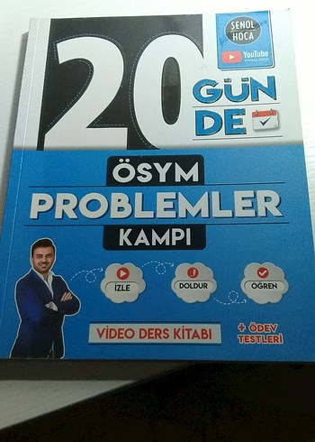 20 Gün ÖSYM Problemler Kampı Video Ders Kitabı