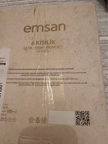 Emsan Emsan çatal bıçak kaşık seti
