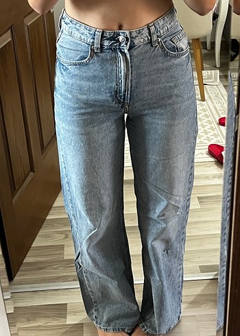 H&M Kot Jean Mavi