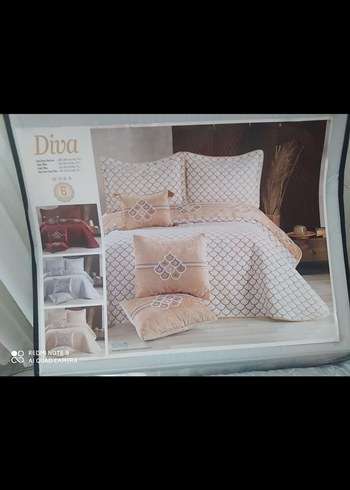 Brillant Gri Yatak Örtüsü Takımı Çift kişilik