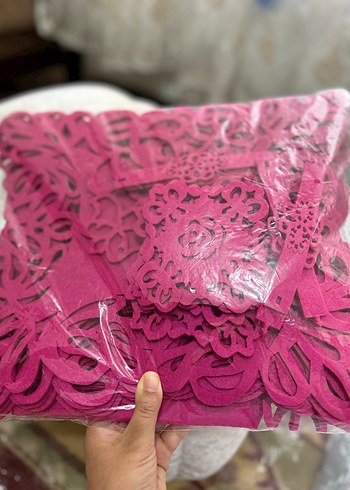 Çok Renkli Bohem Baskılı Masa Örtüsü Seti - Görsel 3