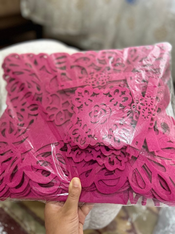 Çok Renkli Bohem Baskılı Masa Örtüsü Seti - Görsel 3