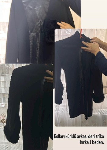Zara Kürk Detaylı Siyah Midi Kadın Hırka