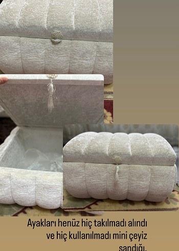 Bej İşlemeli Modern Klasik Koltuk Örtüsü - Görsel 3