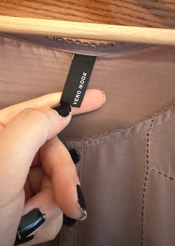 m Beden gri Renk Düğmeli Bej Midi Kadın Elbise