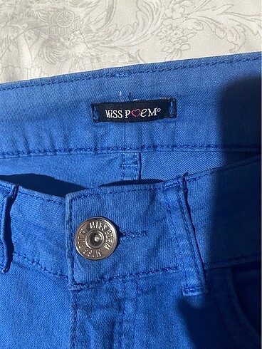 Miss Poem 27 Beden Düşük Bel Süper Skinny Mavi Pantolon ? Esnek