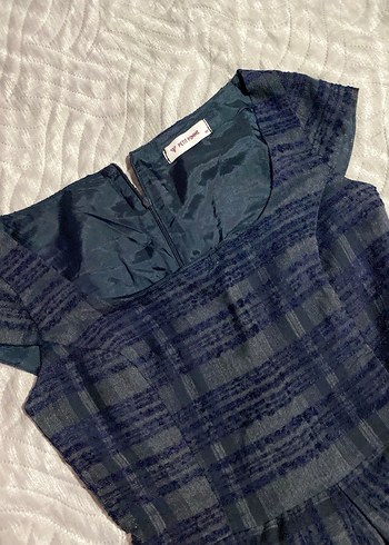 Petit Pomme  Pilili Vintage Midi Elbise - Görsel 6