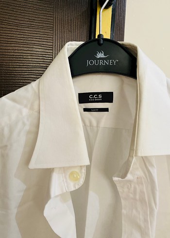 Ccs Sarar Slim Fit Beyaz Erkek Gömlek