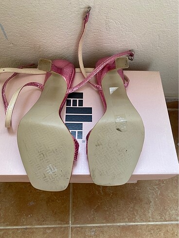 36 Beden pembe Renk Elle pembe 10 cm Topuklu ayakkabı