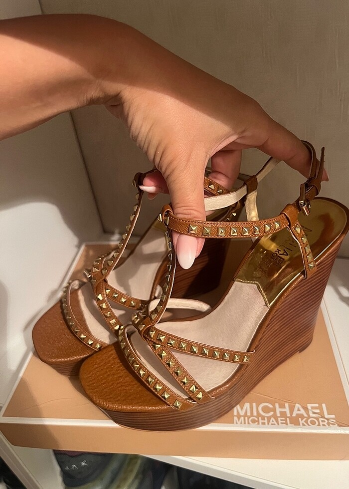 Michael Kors Platform Sandalet - Görsel 2