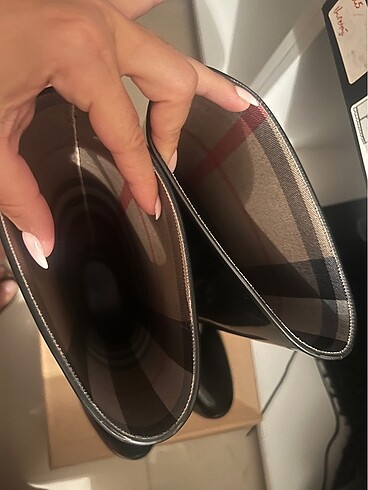 40 Beden Burberry yağmur çizmesi