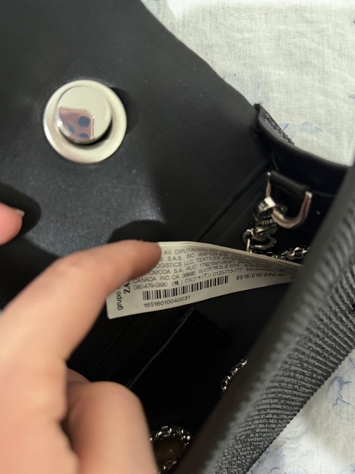 Boncuk İşlemeli Siyah Gotik Kadın Çanta - Görsel 2