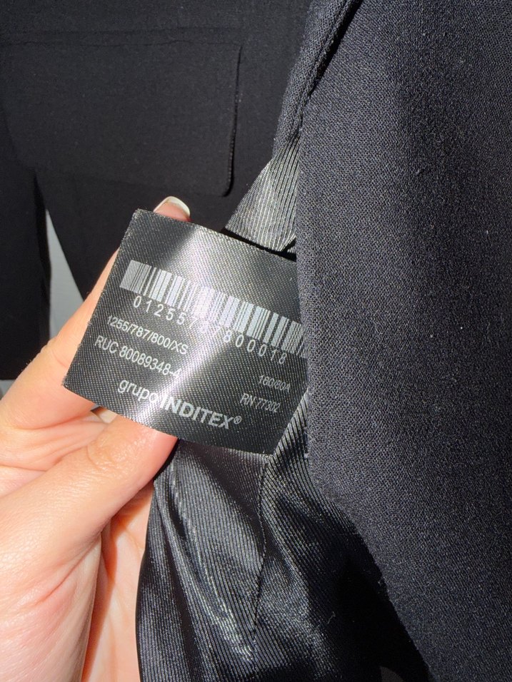 Siyah Düğmeli Kadın Blazer Ceket - Görsel 2