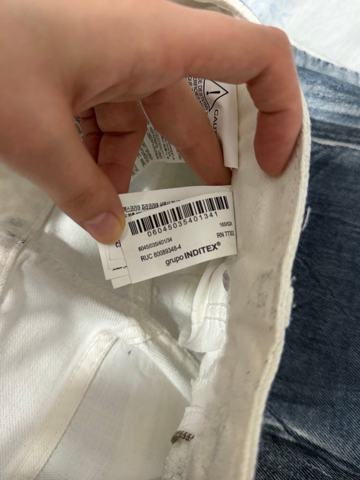 Gri Tie-Dye Salaş Midi Kadın Kot Pantolon - Görsel 4