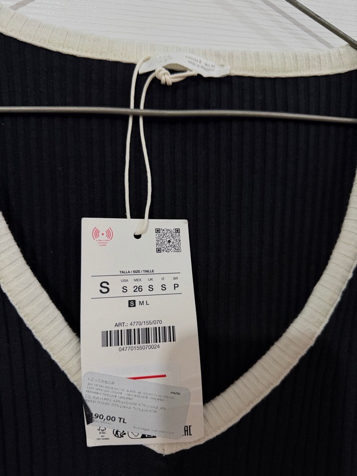 Siyah Triko Uzun Kollu Kadın Kazak - Görsel 3