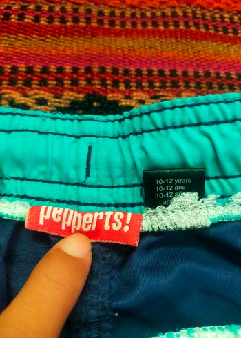 Erkek Çocuk  Mavi Rahat Şort - Görsel 2