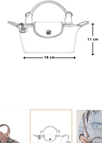 Longchamp Bej Deri Küçük Kadın Çanta