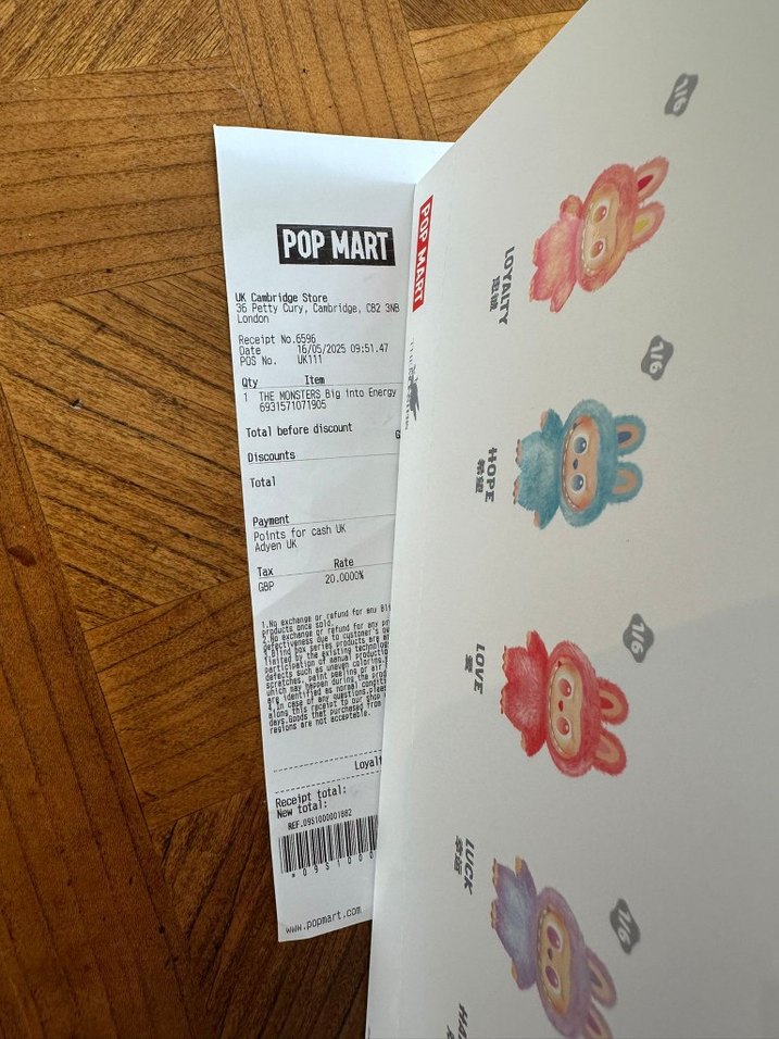 Big into energy labubu - Görsel 3